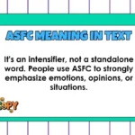ASFC Meaning in Text