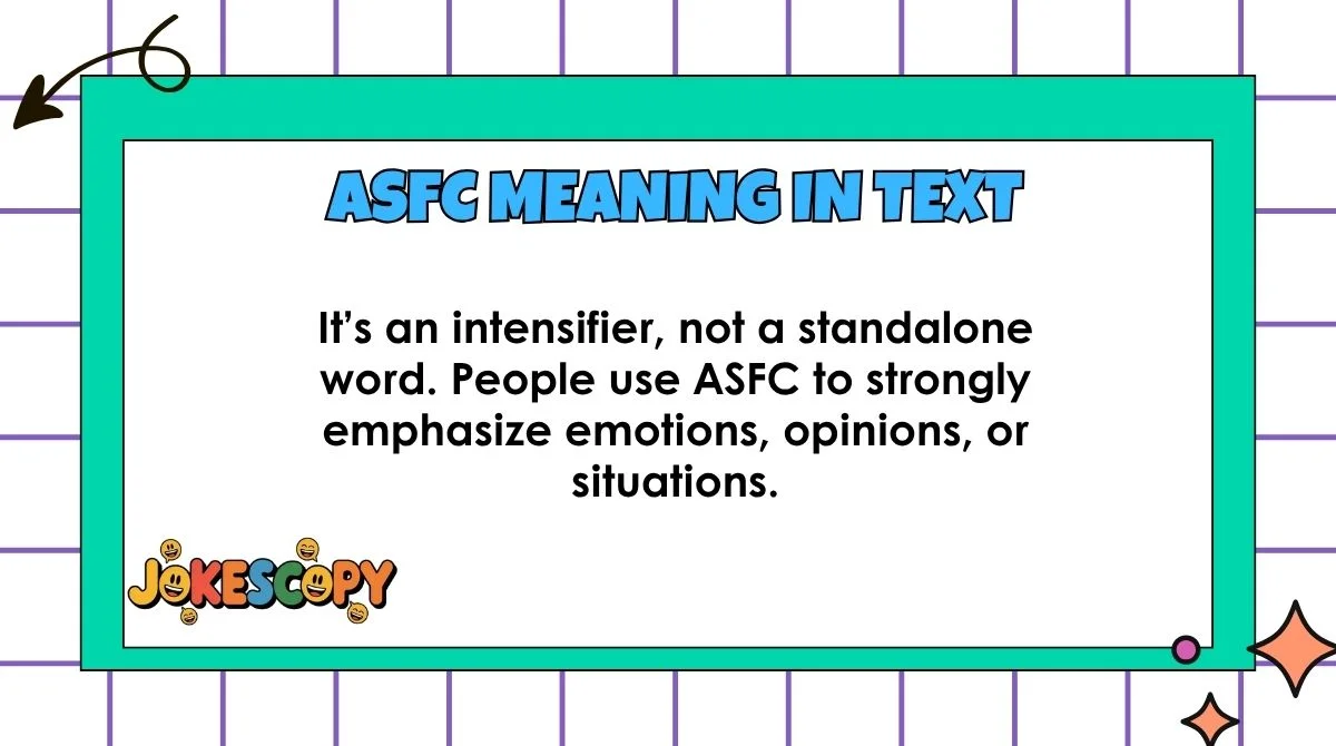 ASFC Meaning in Text