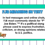 FJB Meaning in Text