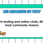 MS Meaning in Text