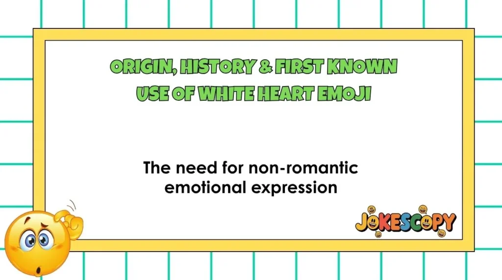 Origin, History & First Known Use of White Heart Emoji