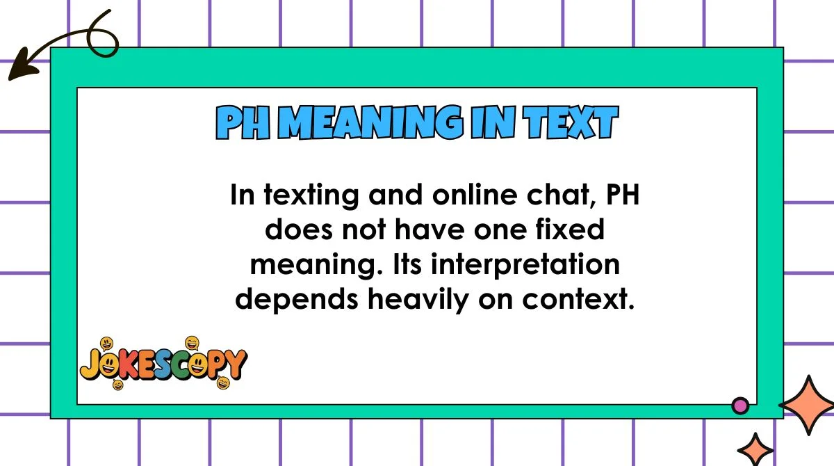 PH Meaning in Text