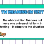 TM Meaning in Text