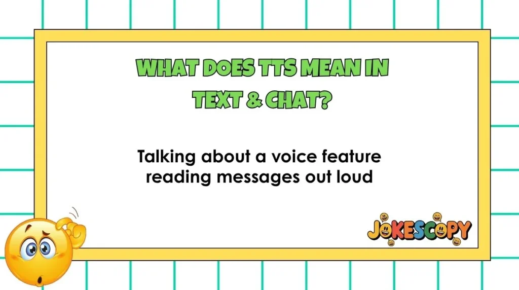What Does TTS Mean in Text & Chat?